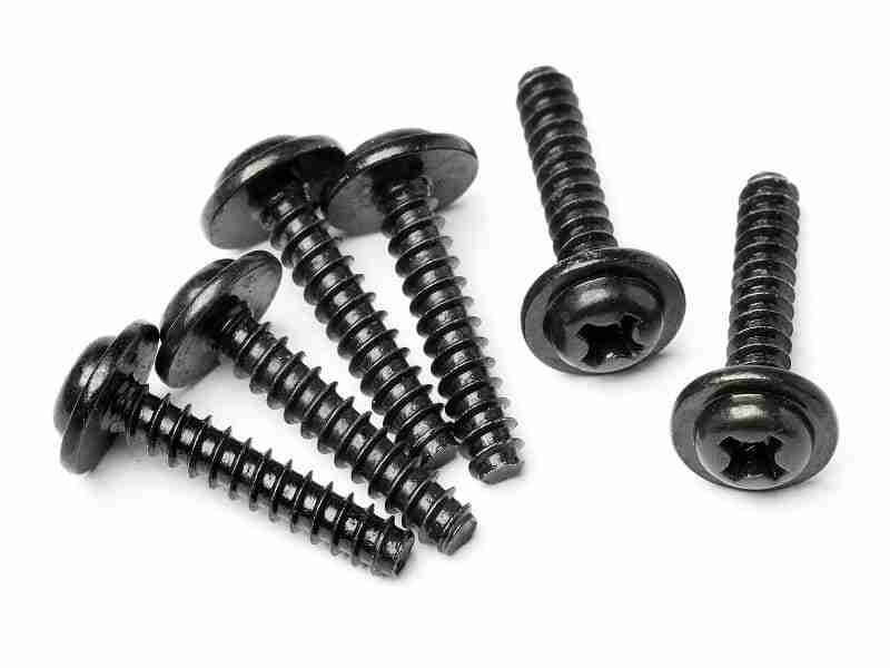 z563_z563_01p_800_600 HPI Z563 Tp. Flanged Screw M3X15mm (6Pcs)