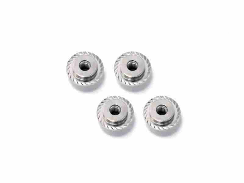 z671_w_z671_01p_800_600 HPI Z671 Flanged Lock Nut M5X8mm (Silver/4Pcs)