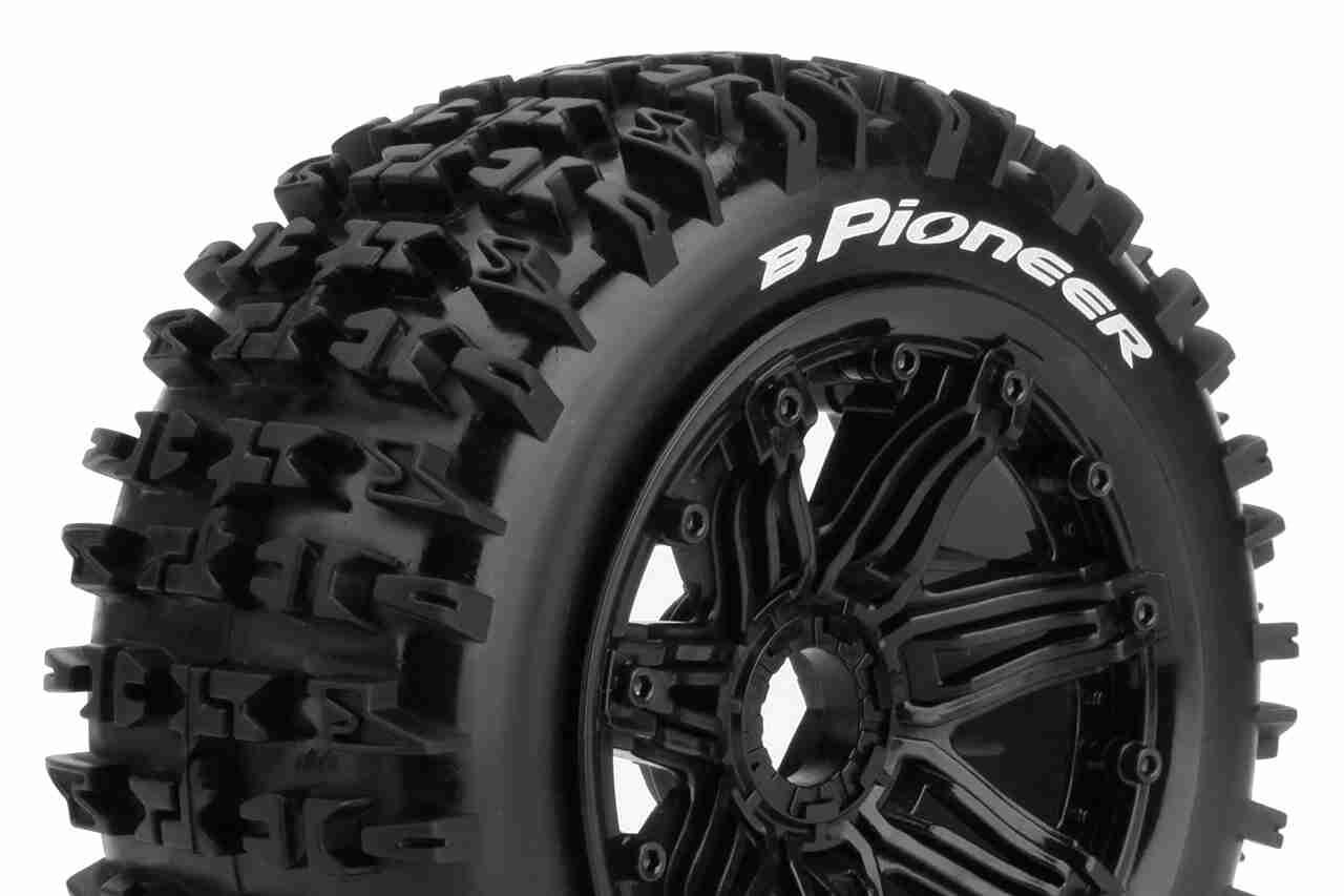 Louise RC B-PIONEER 1/5 Buggy Tire Set Sport Black Bead-Lock Louise RC B-PIONEER 1/5 Buggy Tire Set Sport Black Bead-Lock
