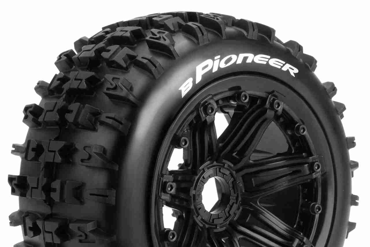 Louise RC B-PIONEER 1/5 Buggy Tire Set Sport Black Bead-Lock Louise RC B-PIONEER 1/5 Buggy Tire Set Sport Black Bead-Lock