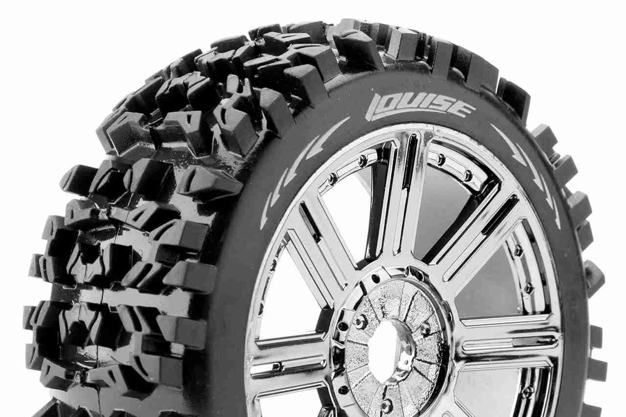 Louise RC B-PIONEER 1/8 Buggy Tire Set Soft Louise RC B-PIONEER 1/8 Buggy Tire Set Soft