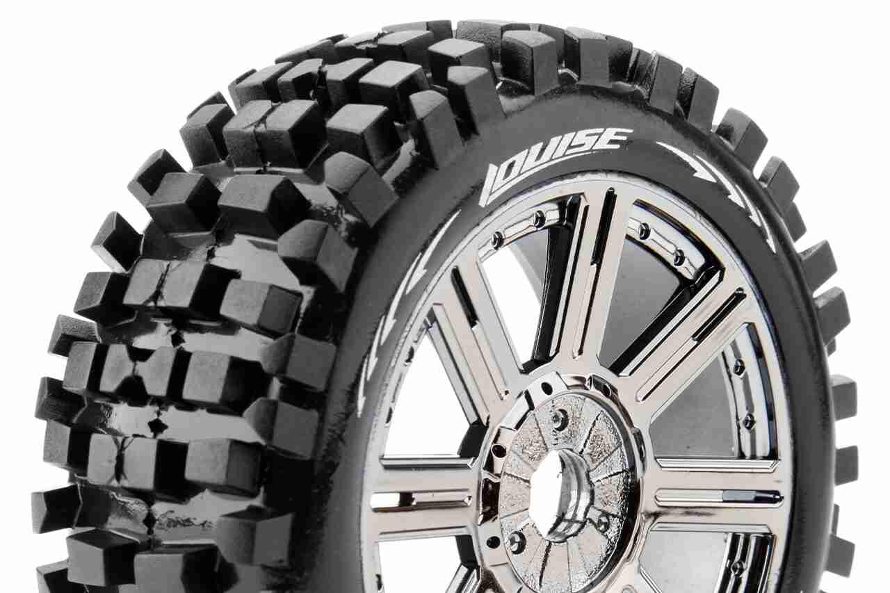 Louise RC B-ULLDOZE 1/8 Buggy Tire Set | Modelsport Louise RC B-ULLDOZE 1/8 Buggy Tire Set | Modelsport