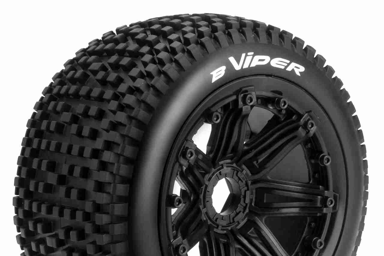 Louise RC B-VIPER 1/5 Buggy Tire Set Sport Black Bead-Lock Louise RC B-VIPER 1/5 Buggy Tire Set Sport Black Bead-Lock