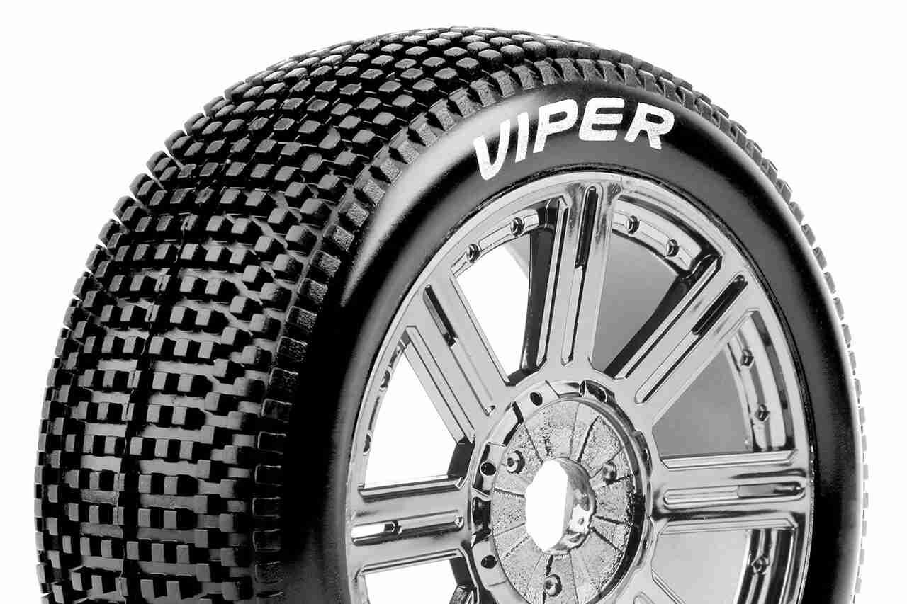 Louise RC B-VIPER-JA 1/8 Buggy Tire Set Super Soft Louise RC B-VIPER-JA 1/8 Buggy Tire Set Super Soft