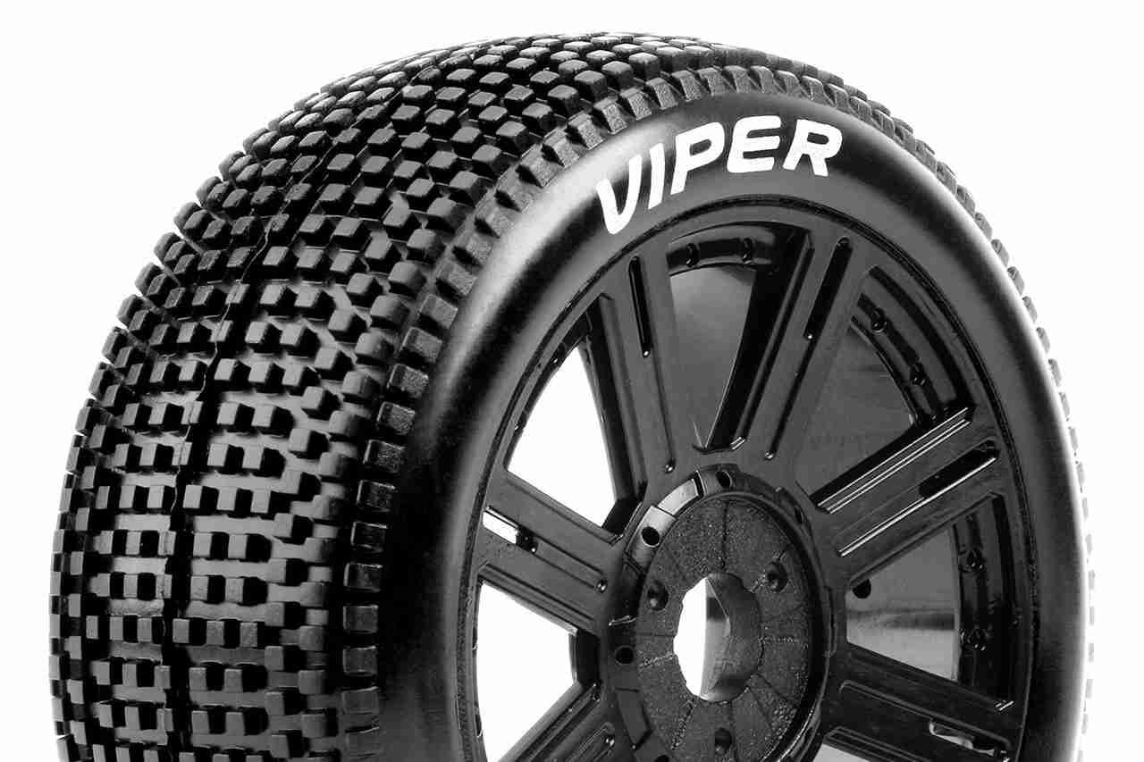 Louise RC B-VIPER-JA 1/8 Buggy Tire Set Super Soft Louise RC B-VIPER-JA 1/8 Buggy Tire Set Super Soft