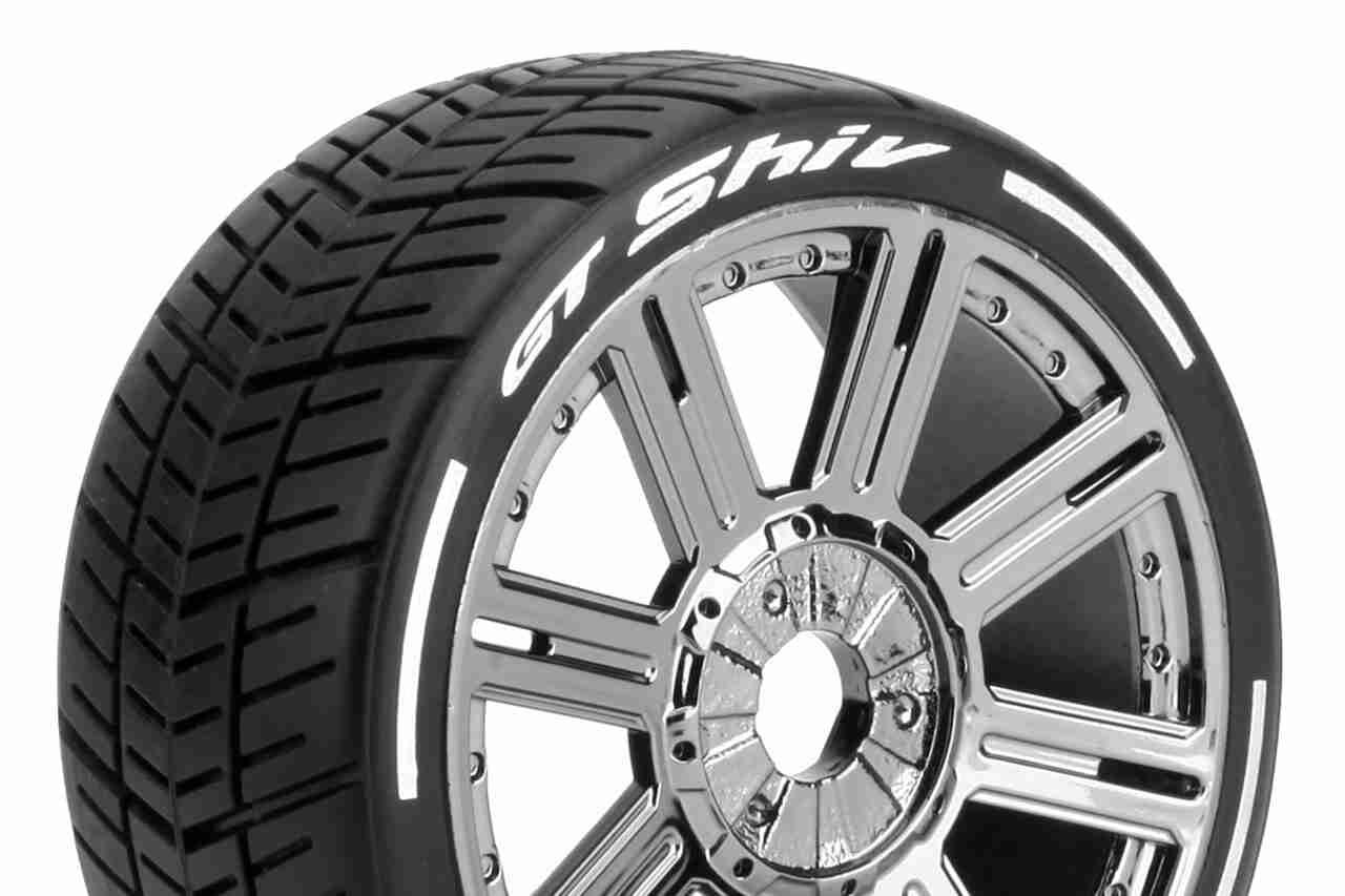 Louise RC MFT GT-SHIV 1/8 Buggy Tire Set Super Soft Black Louise RC MFT GT-SHIV 1/8 Buggy Tire Set Super Soft Black