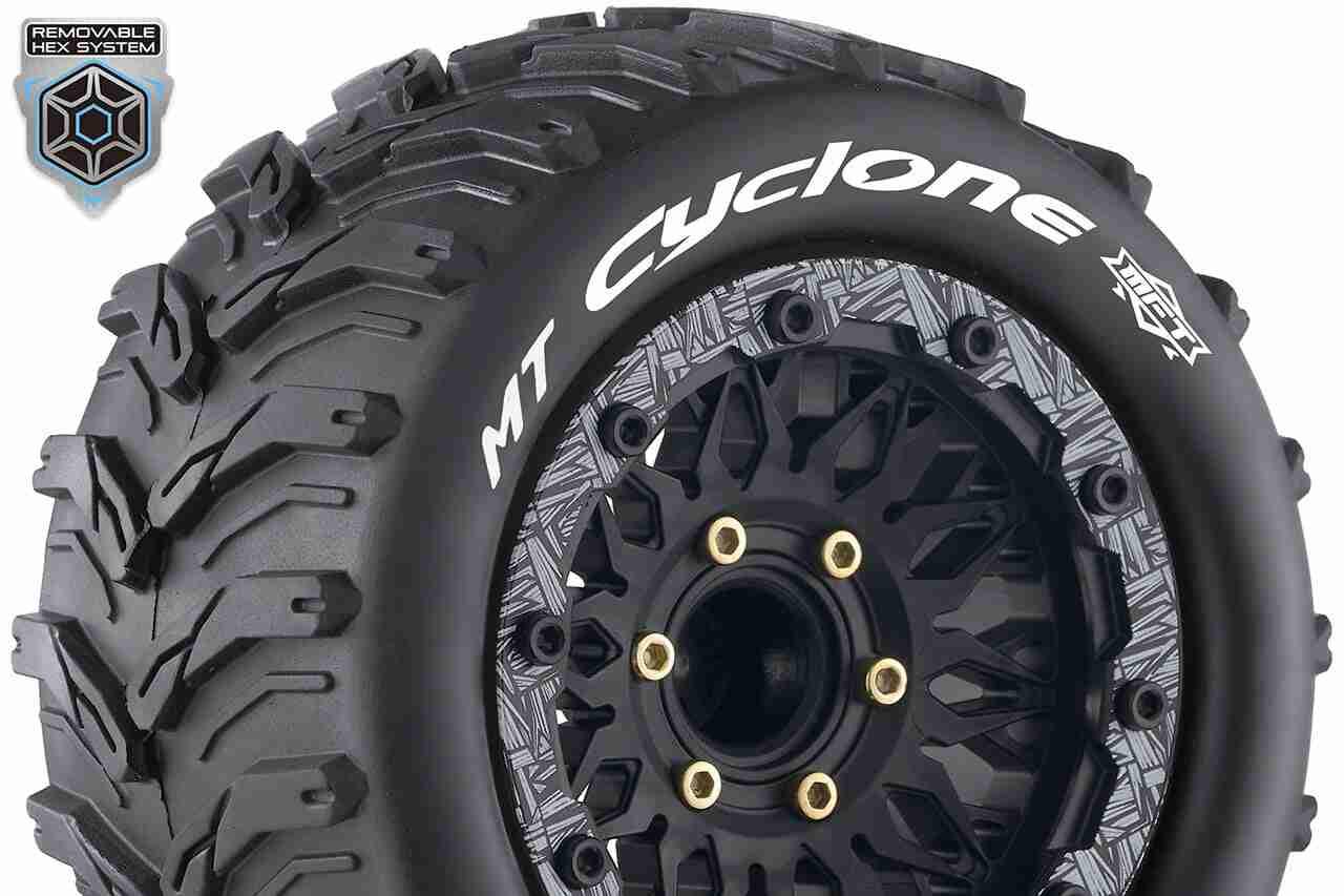 Louise RC MFT MT-CYCLONE 1/10 Monster Truck Tire Set Sport Louise RC MFT MT-CYCLONE 1/10 Monster Truck Tire Set Sport