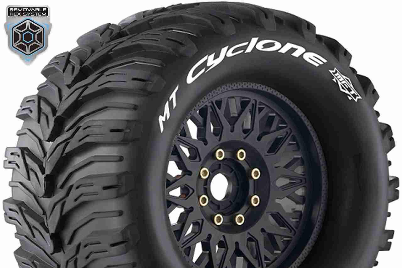 Louise RC MFT MT-CYCLONE 1/8 Monster Truck Tire Set Sport Louise RC MFT MT-CYCLONE 1/8 Monster Truck Tire Set Sport