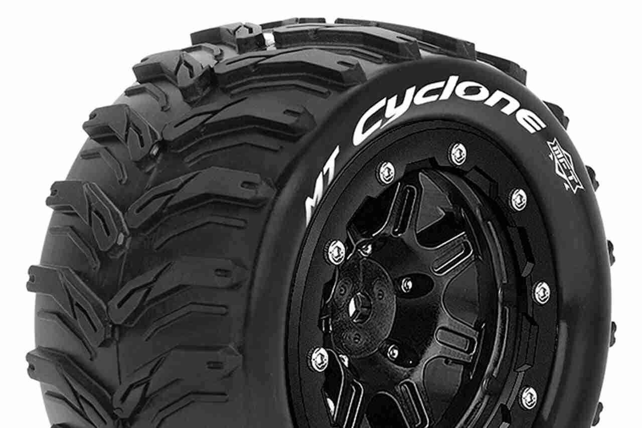 Louise RC MFT MT-CYCLONE Tire Set for Maxx Sport Black Louise RC MFT MT-CYCLONE Tire Set for Maxx Sport Black