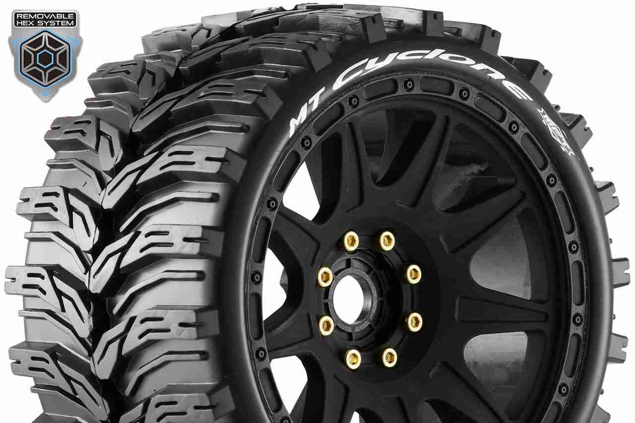 Louise RC MFT MT-CYCLONE speed 1/8 Monster Truck Tire Set Soft Louise RC MFT MT-CYCLONE speed 1/8 Monster Truck Tire Set Soft