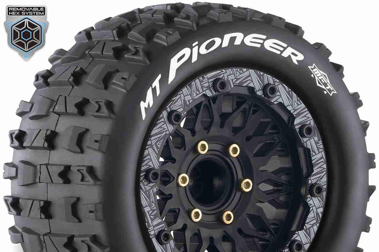 Louise RC MFT MT-PIONEER 1/10 Monster Truck Tire Set Sport Louise RC MFT MT-PIONEER 1/10 Monster Truck Tire Set Sport