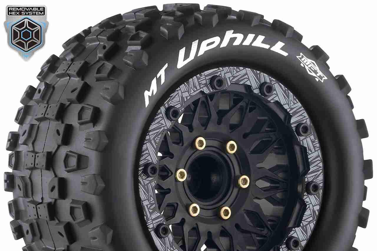 Louise RC MFT MT-UPHILL 1/10 Monster Truck Tire Set Sport Black Louise RC MFT MT-UPHILL 1/10 Monster Truck Tire Set Sport Black