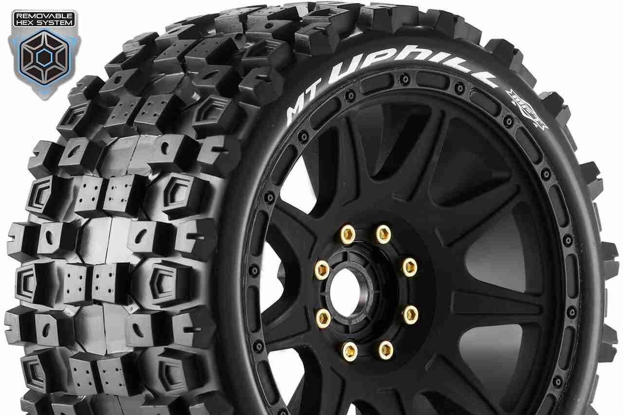Louise RC MFT MT-UPHILL speed 1/8 Monster Truck Tire Set Soft Louise RC MFT MT-UPHILL speed 1/8 Monster Truck Tire Set Soft