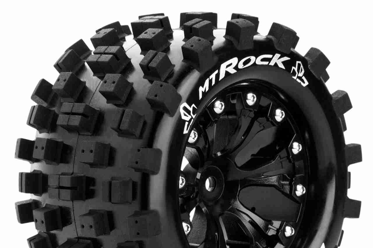 Louise RC MT-ROCK 1/10 Monster Truck Tire Set Sport Black Louise RC MT-ROCK 1/10 Monster Truck Tire Set Sport Black