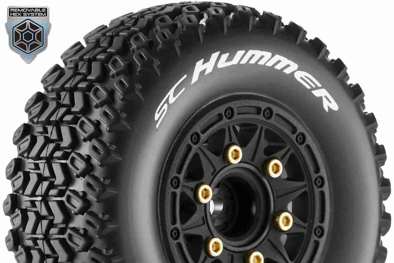 Louise RC SC-HUMMER 1/10 Short Course Tire Set Soft Removable 1/10 SC Hex 12 Louise RC SC-HUMMER 1/10 Short Course Tire Set Soft Removable 1/10 SC Hex 12