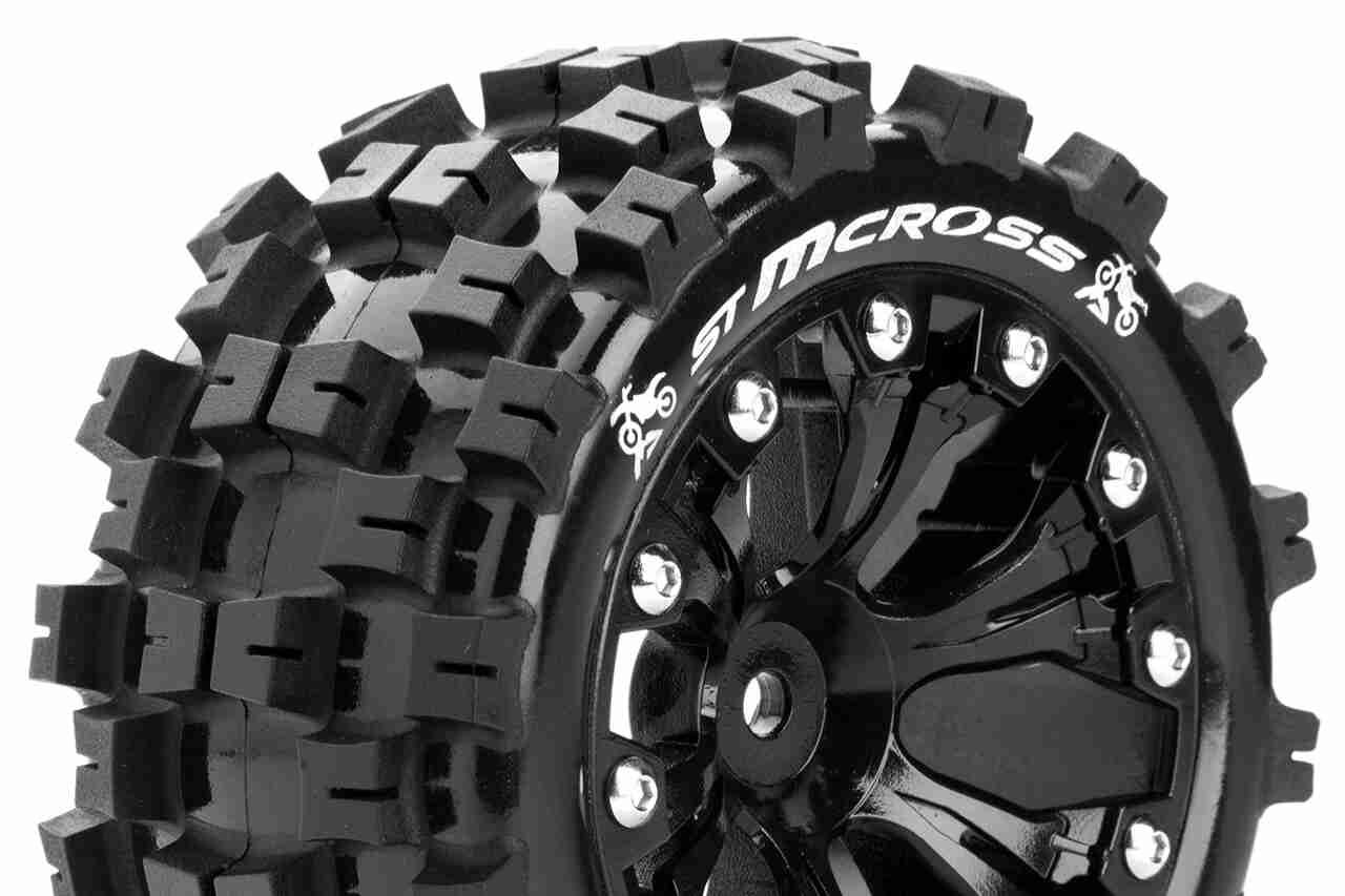 Louise RC ST-MCROSS 1/10 Stadium Truck Tire Set Sport Black Louise RC ST-MCROSS 1/10 Stadium Truck Tire Set Sport Black