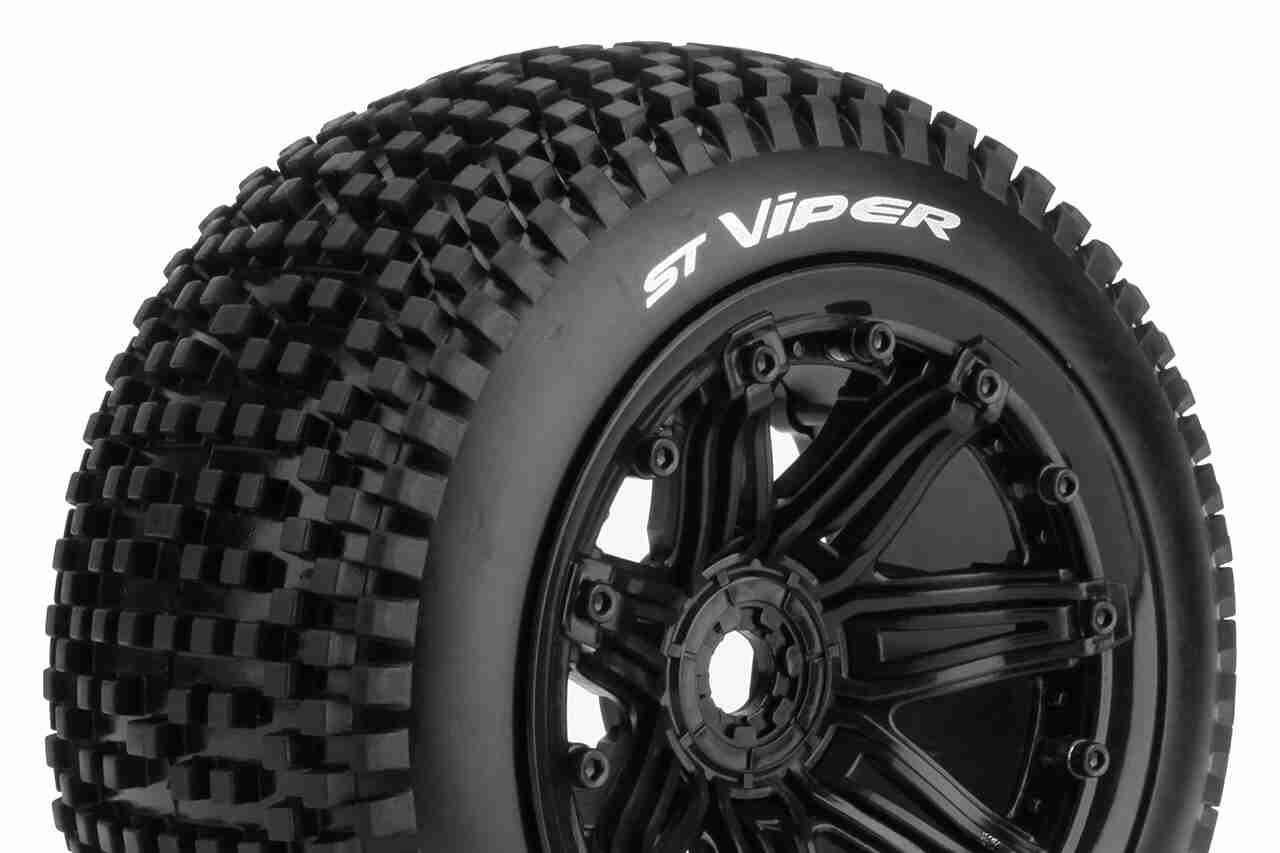Louise RC ST-VIPER 1/8 Stadium Truck Tire Set Sport Black Louise RC ST-VIPER 1/8 Stadium Truck Tire Set Sport Black