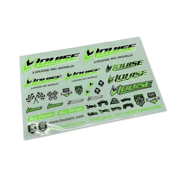 Louise RC - Sticker Sheet Neon Green