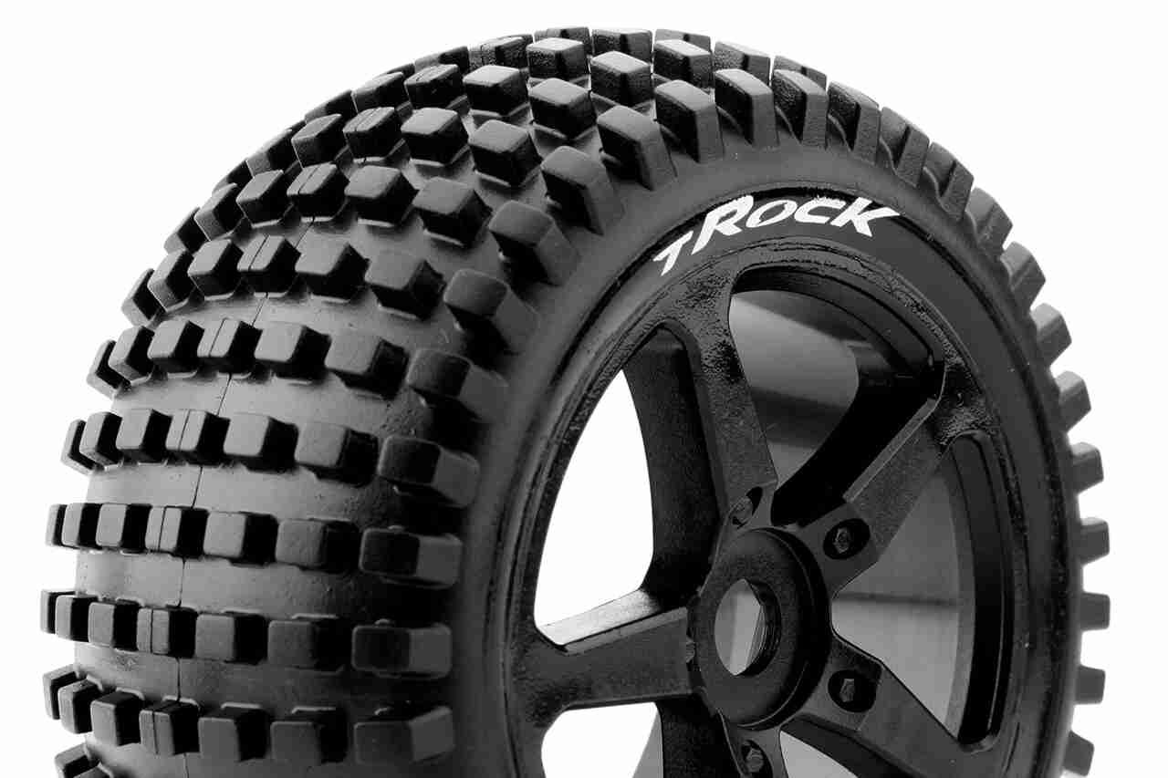 Louise RC T-ROCK 1/8 Truggy dæk på sort fælg – LR-T3251SB Louise RC T-ROCK 1/8 Truggy dæk på sort fælg – LR-T3251SB