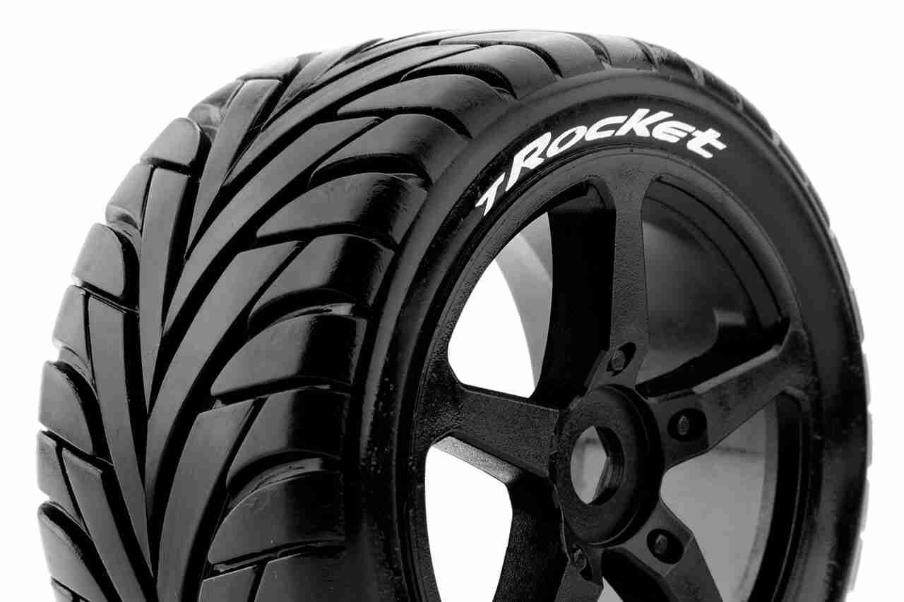 Louise RC T-ROCKET 1/8 Truggy dæk på sort fælg – LR-T3250SB Louise RC T-ROCKET 1/8 Truggy dæk på sort fælg – LR-T3250SB