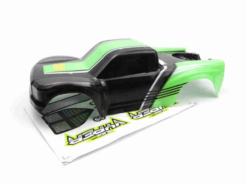BlackZon 540277 Vyper SC Printed Body Green BlackZon 540277 Vyper SC Printed Body Green