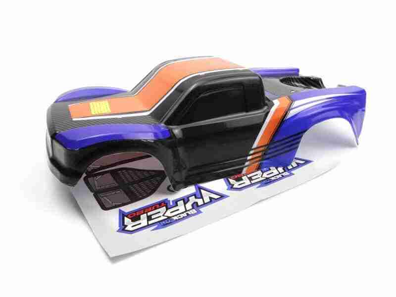 BlackZon 540280 Vyper SC Turbo Body - Blue-Orange BlackZon 540280 Vyper SC Turbo Body - Blue/Orange