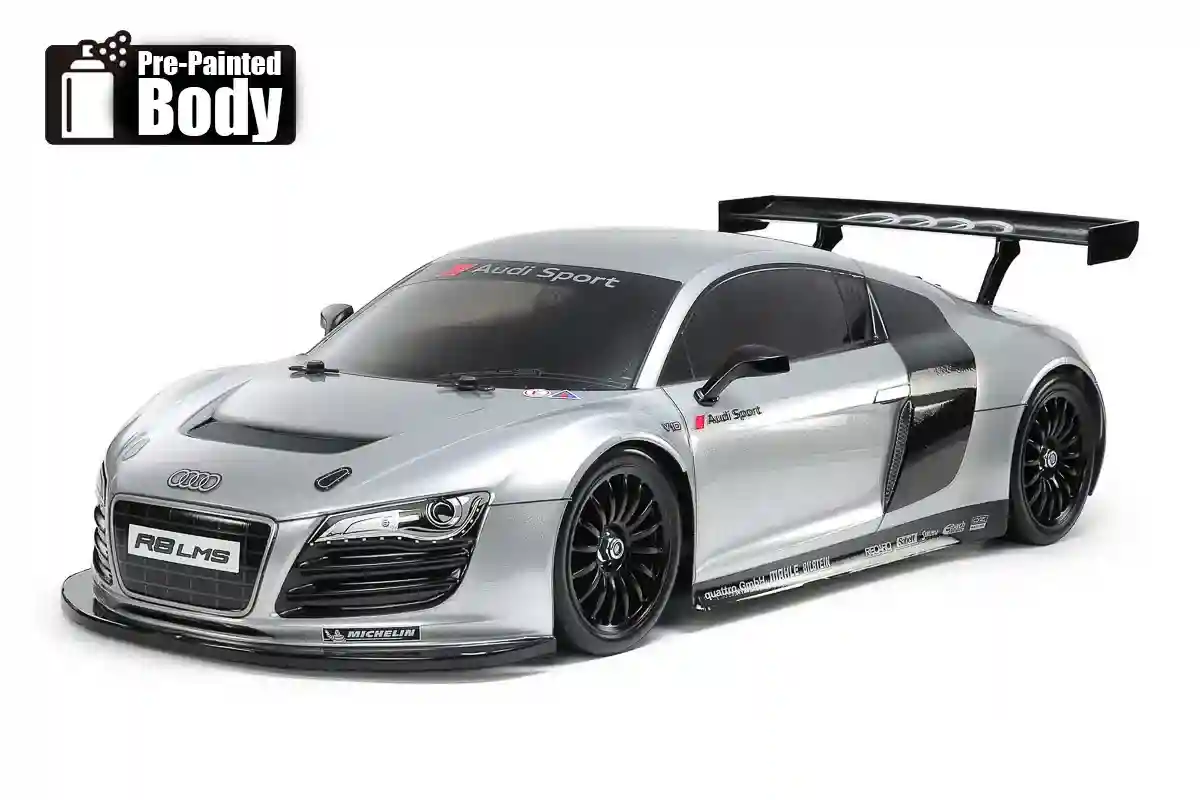 Tamiya Audi R8 LMS 2008 - Malet Karosseri - TT-02 - 47517 Tamiya Audi R8 LMS 2008 - Malet Karosseri - TT-02 - 47517